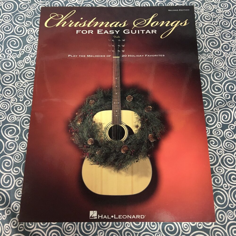Hal Leonard Christmas Songs For Easy Guitar Music Book